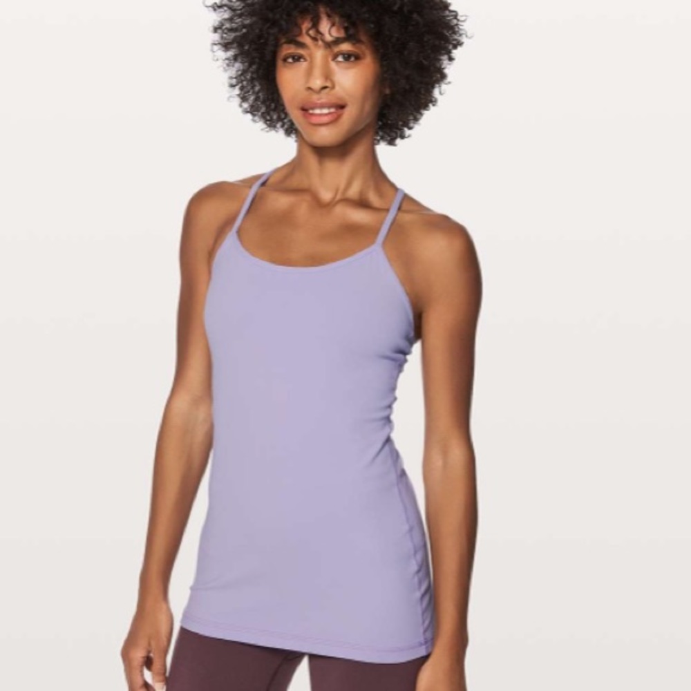 Lululemon Light Purple Power Y tank